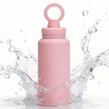 Athletica Wellness Co  Custom Water Bottle -Baby Pink | 1L Magnetic Tumbler Flask